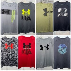 8 Under Armour YL T-Shirts